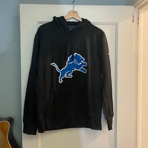 Nike Detroit Lions Therma-Fit Hoodie Sweatshirt Size Medium
